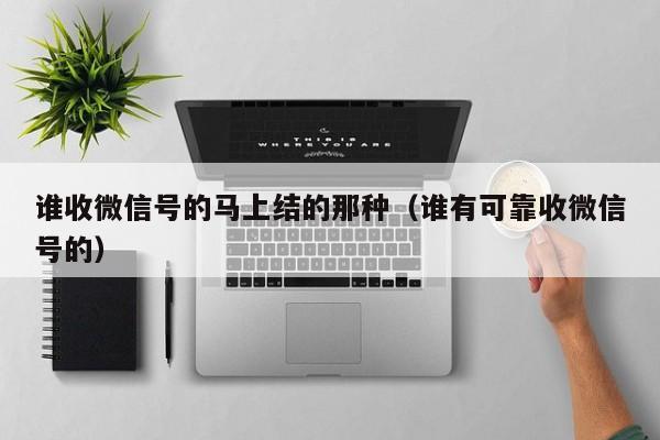 谁收微信号的马上结的那种（谁有可靠收微信号的）